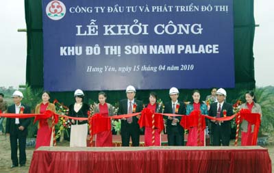 Khởi công xây dựng Khu đô thị Sơn Nam Palace ở thành phố Hưng Yên